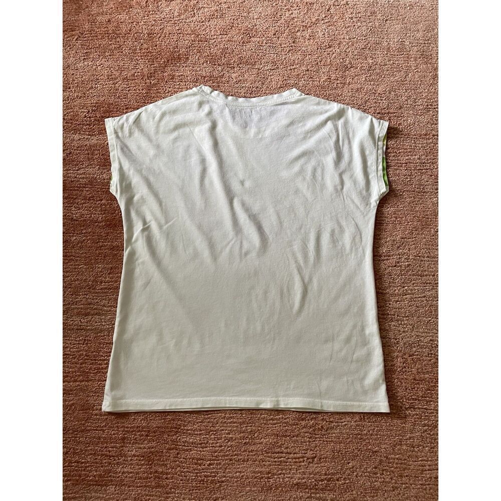 Uniqlo Sou Sou Kyoto UT Floral Print Tee Shirt White Multicolor Size S - Picture 7 of 7